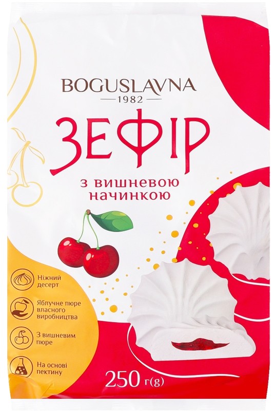 Зефир Богуславна с вишневой начинкой 240 г