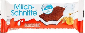 Тістечко Kinder Milk-Slice бісквітне з молочною начинкою 28г