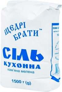 Сіль кам'яна Щедрі брати 1.5 кг