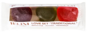 Мармелад Jelini Love Set Traditional желейный со вкусом винограда яблока клубники 90г