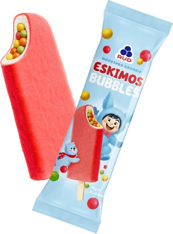 Мороженое Рудь Эскимос Bubbles 70 г