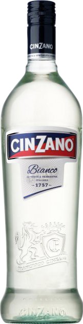 Вермут Cinzano Bianco напівсолодкий 15% 1л
