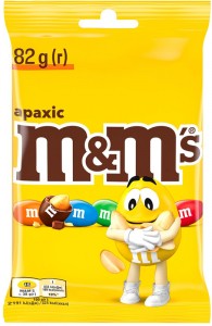 Драже M&M`s с арахисом и молочным шоколадом 82г