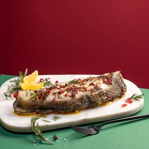 Палтус запеченный в пряностях