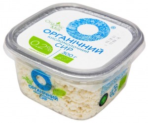 Сир Organik Milk органічний кисломолочний 0,2% 300г