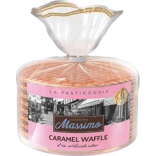 Вафли Maestro Massimo Stroopwafels с карамелью 252 г