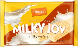 Вафлі Київхліб MILKY JOY молочні 185 г