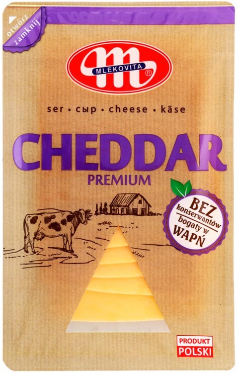 Сыр Mlekovita Cheddar 45% 150 г