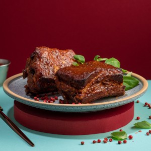 Ребра свиные с соусом "Барбекю"