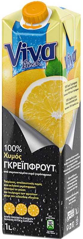 Сік Грейпфрутовий 100% VIVA 1л
