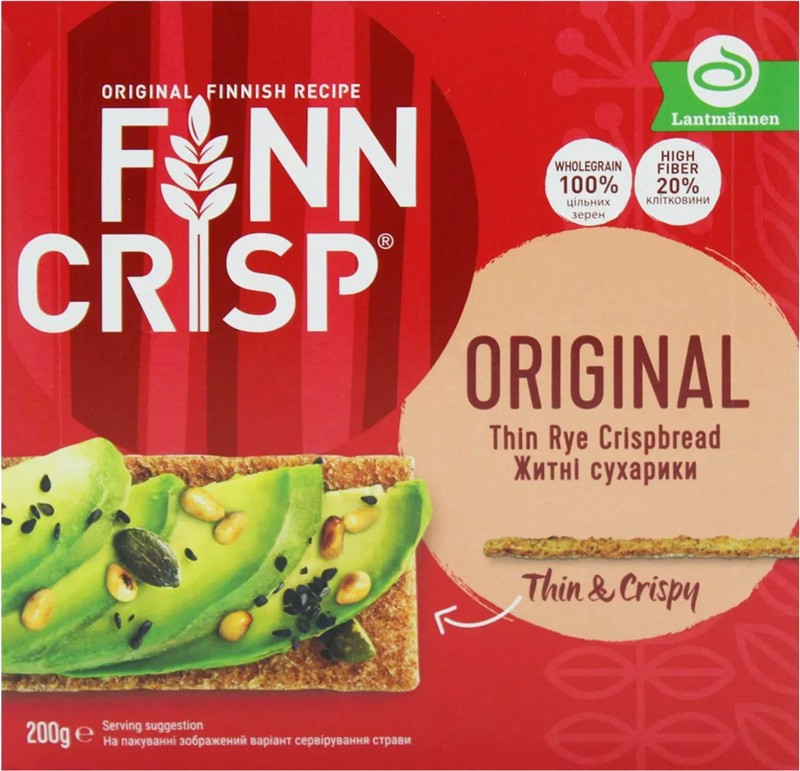 Хлебцы ржаные Finn Crisp Original Taste 200 г