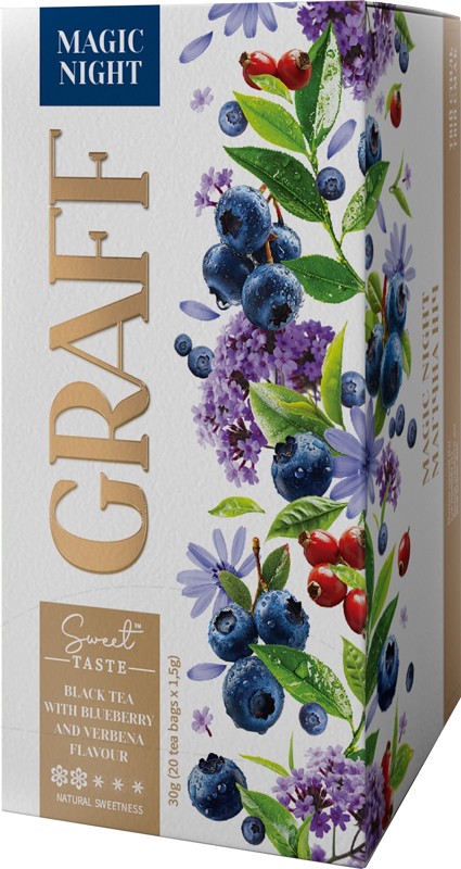 Чай чорний Graff Магічна ніч 20 пак.