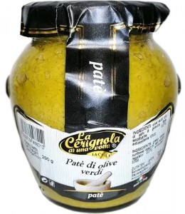 Тапенада La Cerignola із зелених оливок 314мл