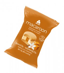 Морозиво Rud Macaroon Ваніль-карамель пломбір 60г