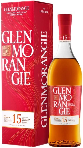 Виски Glenmorangie Lasanta 15 лет 43% 0,7 л в подарочной упаковке