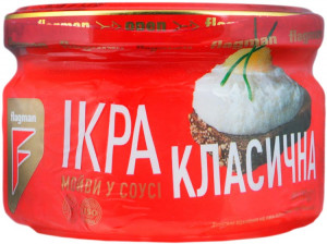 Ікра Флагман мойва класична в соусі 180 г