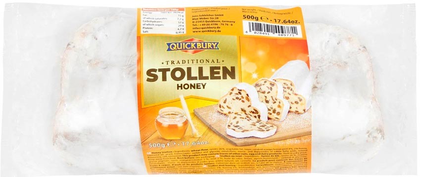 Кекс Штолен Quickbury Honey 500 г