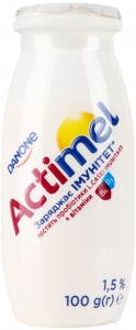 Продукт кисломолочний Actimel солодкий 1.5% 100г