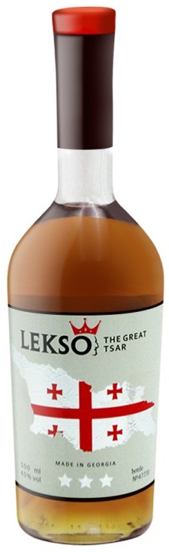Бренди LEKSO 3 года 40% 0,5л