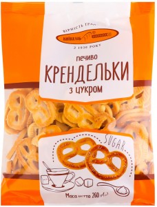 Печиво Київхліб Крендельки з цукром 260 г