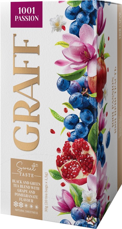 Чай зелений Graff 1001 пристрасть 20 пак.