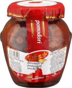Рулетики La Cerignola из вяленых помидоров с тунцом в масле 314 мл