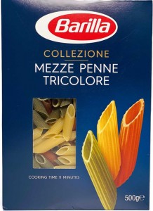 Макароны Barilla Mezze Penne Tricolore 500 г