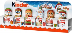 Набор новогодних шоколадных фигурок Kinder 15 г х 6 шт