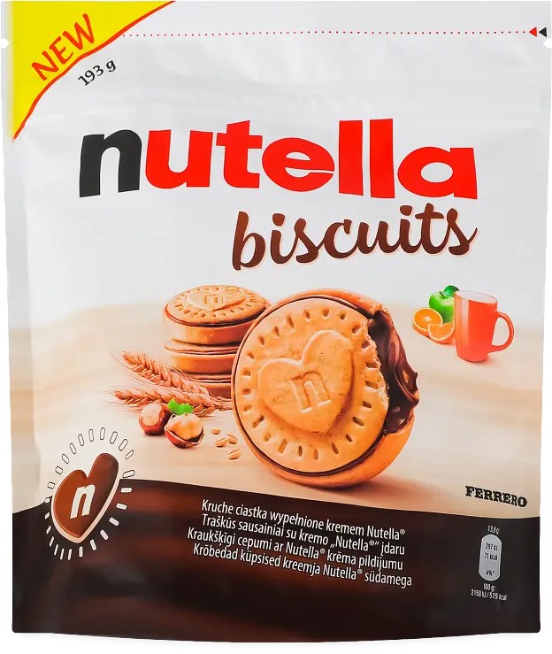Печенье Nutella Biscuits 193 г
