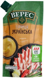 Гірчиця Верес Українська міцна 120г 