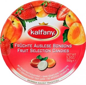 Леденцы Kalfany Fruit Selection Фруктовый микс 150 г