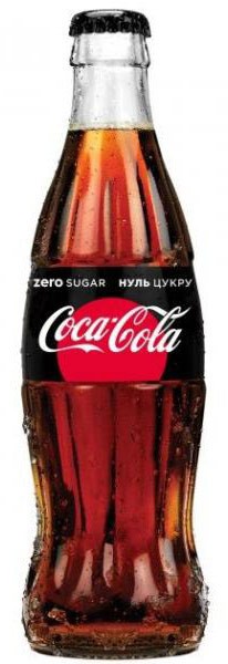 Напиток Coca-Cola Zero 0.25л стекло