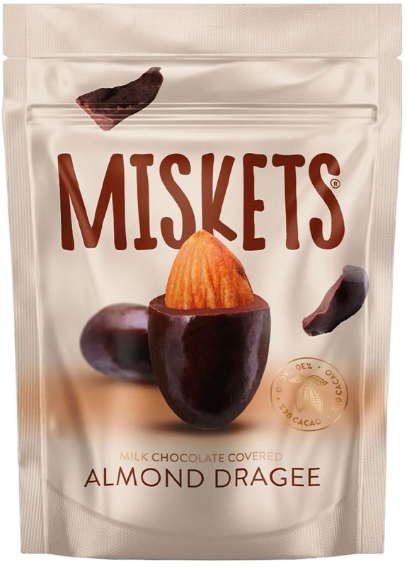 Драже Miskets с миндалем в молочном шоколаде 70 г