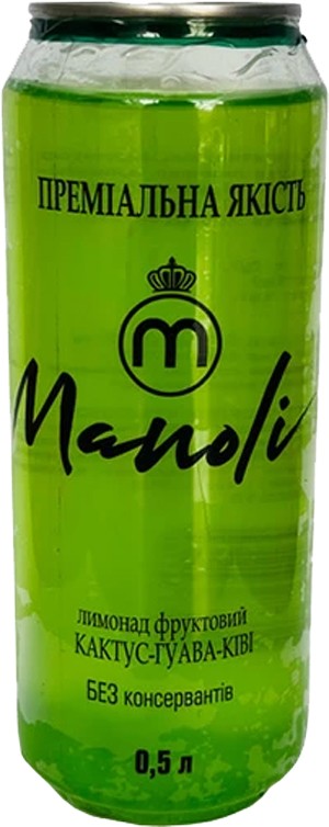 Лимонад натуральный Manoli Кактус-гуава-киви 0,5 л