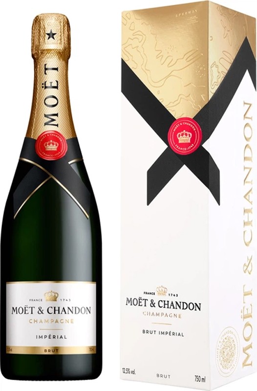 Шампанское Moet&Chandon Brut Imperia белое сухое 12,5% 0,75 л