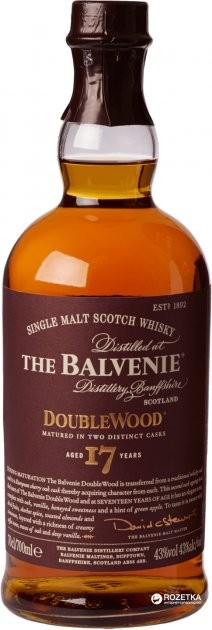 Виски Balvenie 17yo Doublewood 0,7л 43%