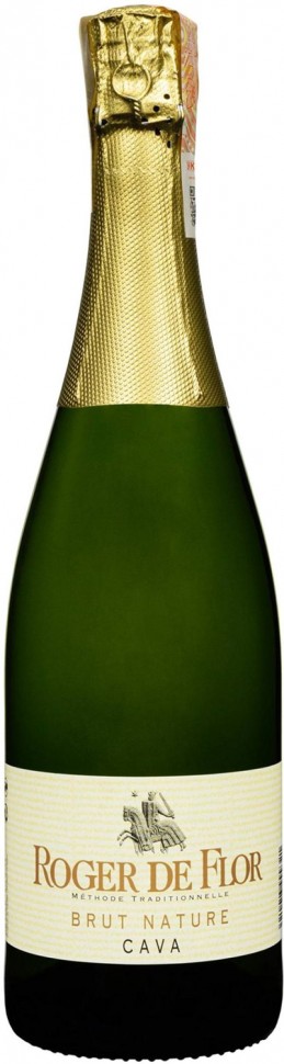 Вино игристое Codorniu Cava Roger de Flor Brut Nature белое сухое 11.5% 0,75л
