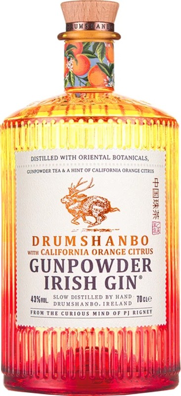 Джин Drumshanbo Gunpowder Irish Gin California Orange Citrus 43% 0,7 л 