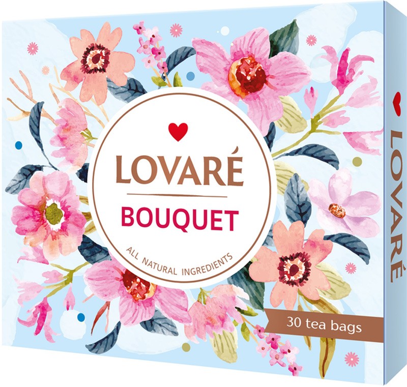 Набор чая Lovare Bouquet ассорти 6 видов