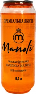Лимонад натуральный Manoli Облепиха-малина 0,5 л