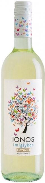 Вино Ionos Cavino белое полусладкое 11% 0,75 л