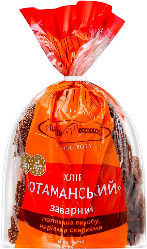 Хліб Київхліб Отаманський заварний 350 г