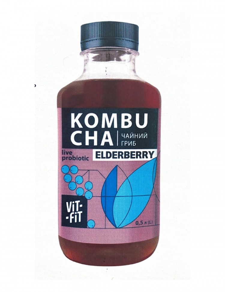 Напій Vit-Fit Kombucha Elderberry 0,5л