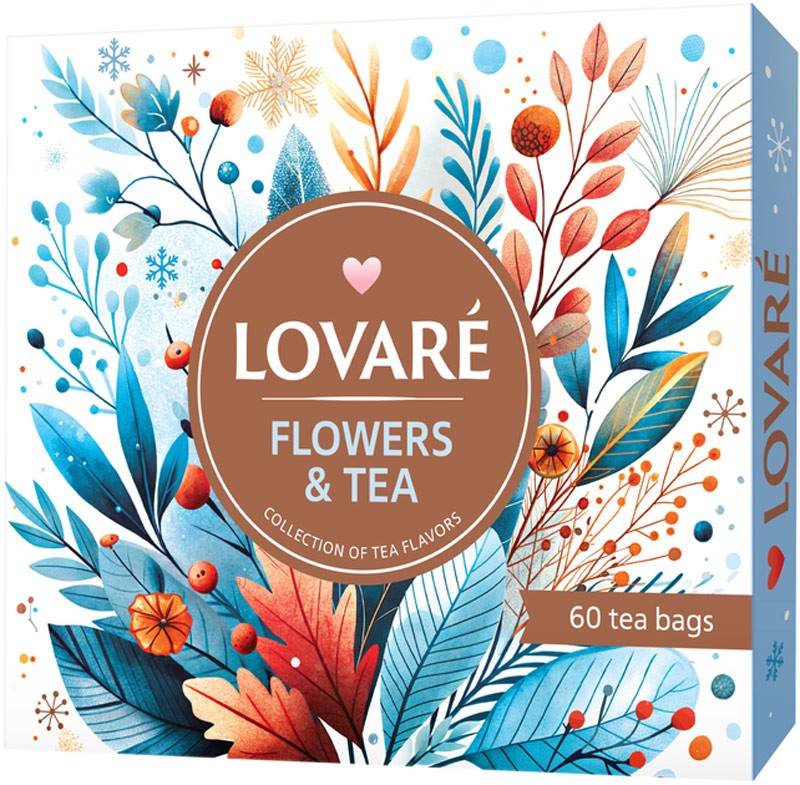 Набор чая Lovare Flowers & Tea 12 видов