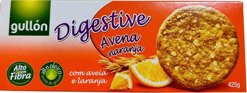 Печенье Gullon Digestive овсяное с апельсином 425 г