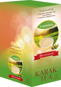 Чай Карак Кардамон несолодкий 14 гх10 пакетиків