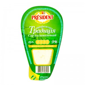 Творог President Творожная традиция 9% 250 г