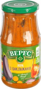 Ікра з баклажанів Верес Екстра стерилізована 435 г