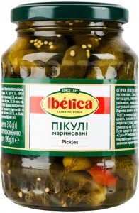 Огурцы Iberica Пикули маринованные 350г