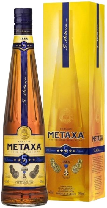 Бренді Metaxa 5* 0,5л 36% Греція